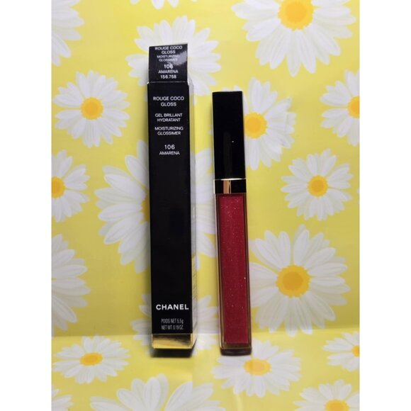 CHANEL ROUGE COCO GLOSS Moisturizing Glossimer 106 Amarena - Picture 1 of 6